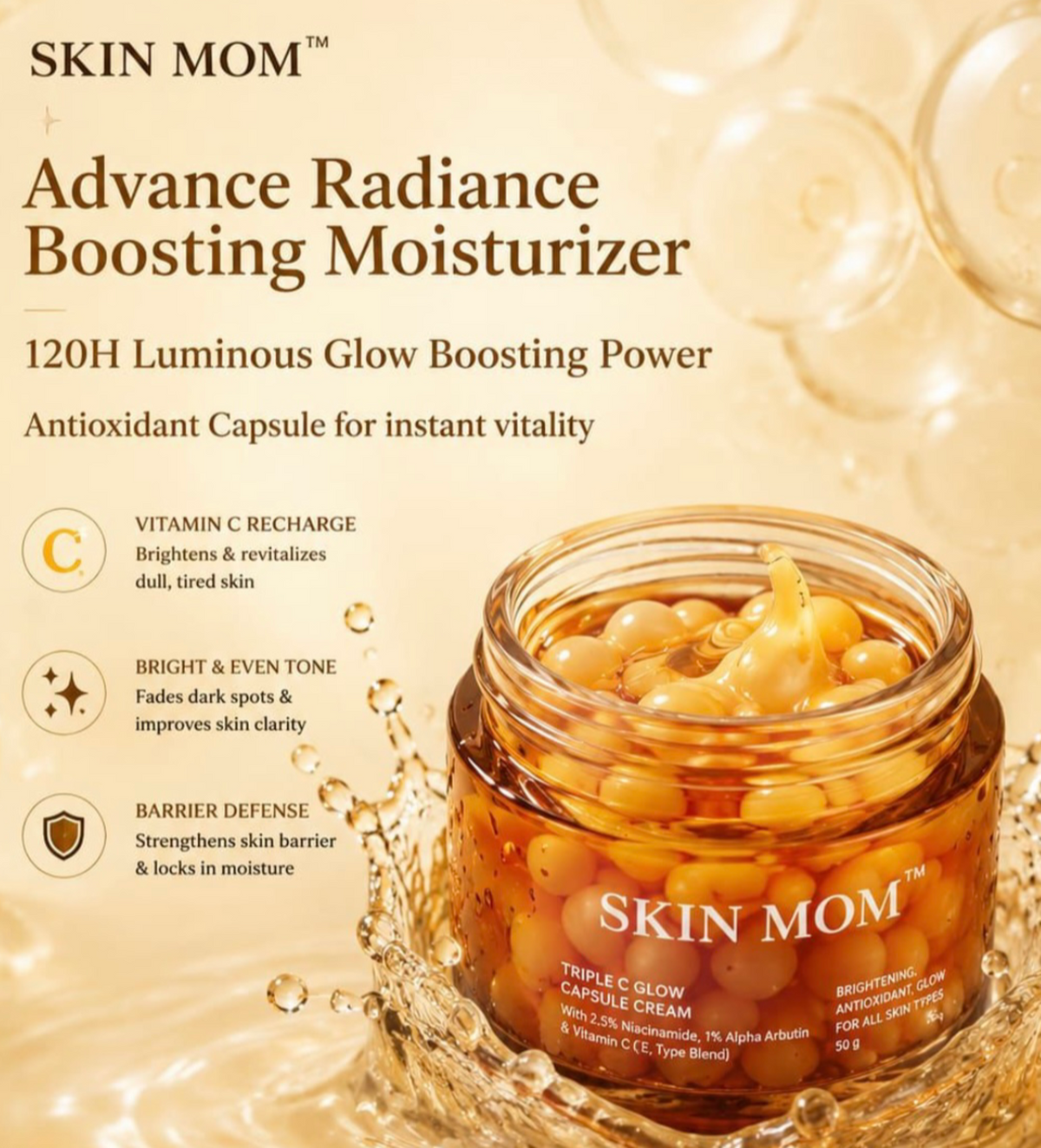 Glow capsule cream